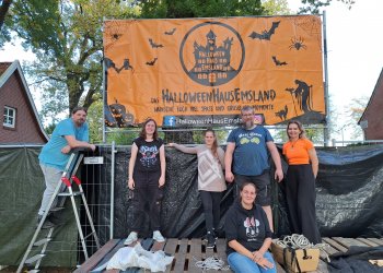 HHE 2024 Bilder &raquo; Aufbau HalloweenHausEmsland 18.10.2024